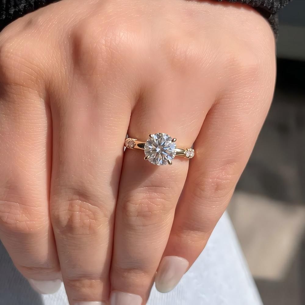 Secret Garden Moissanite Ring