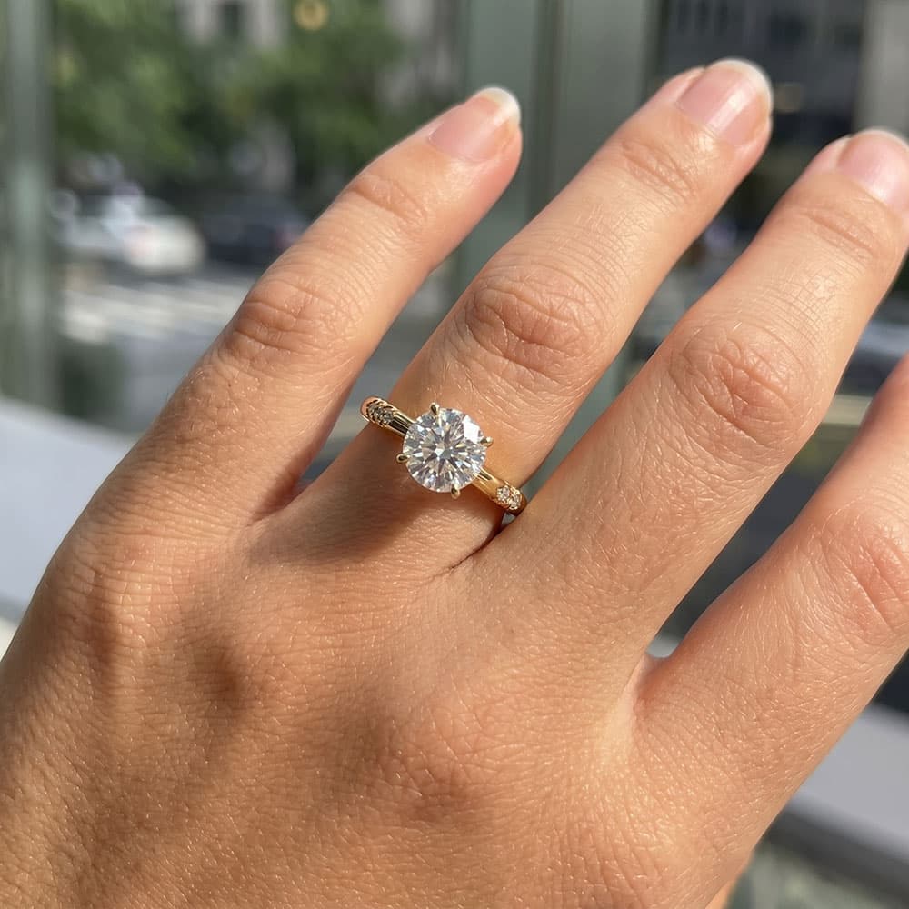 Secret Garden Moissanite Ring
