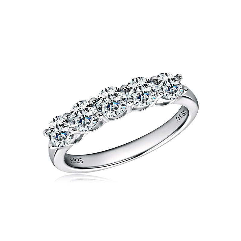 Embrace Moissanite Wedding Band (1.5 ct.tw.)-VOOGME