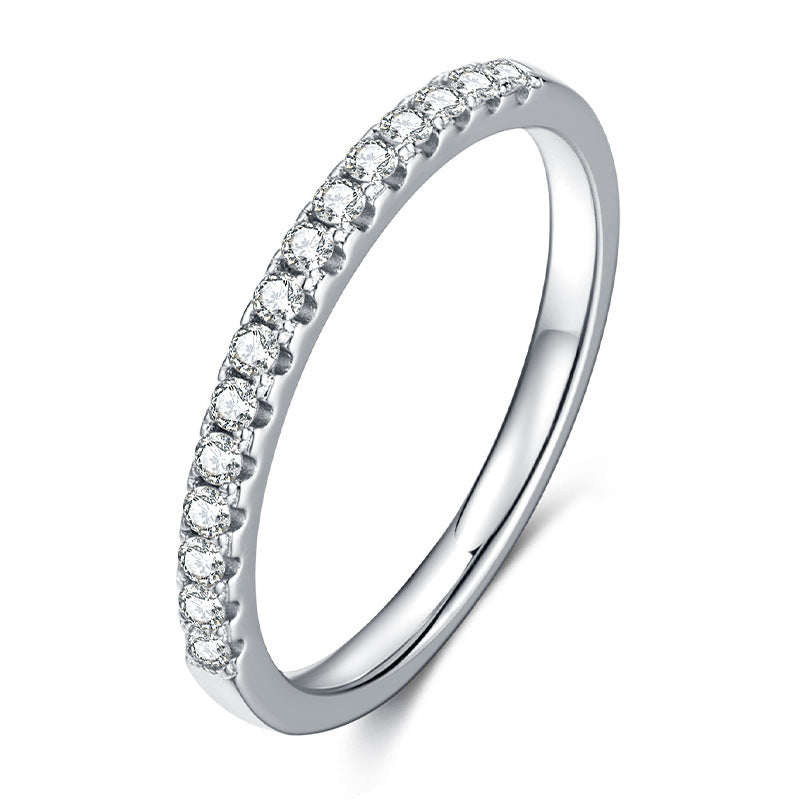 Half Eternity Moissanite Wedding Band (0.15 ct. tw.)-VOOGME