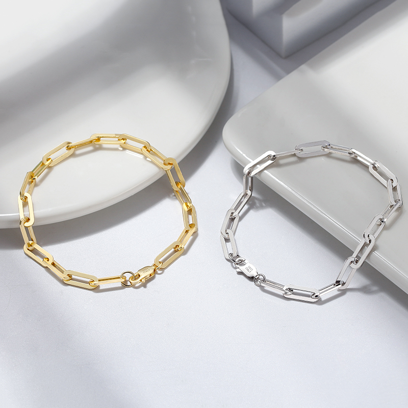 Plain Paperclip Bracelet