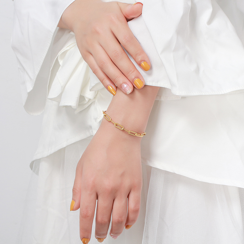 Plain Paperclip Bracelet