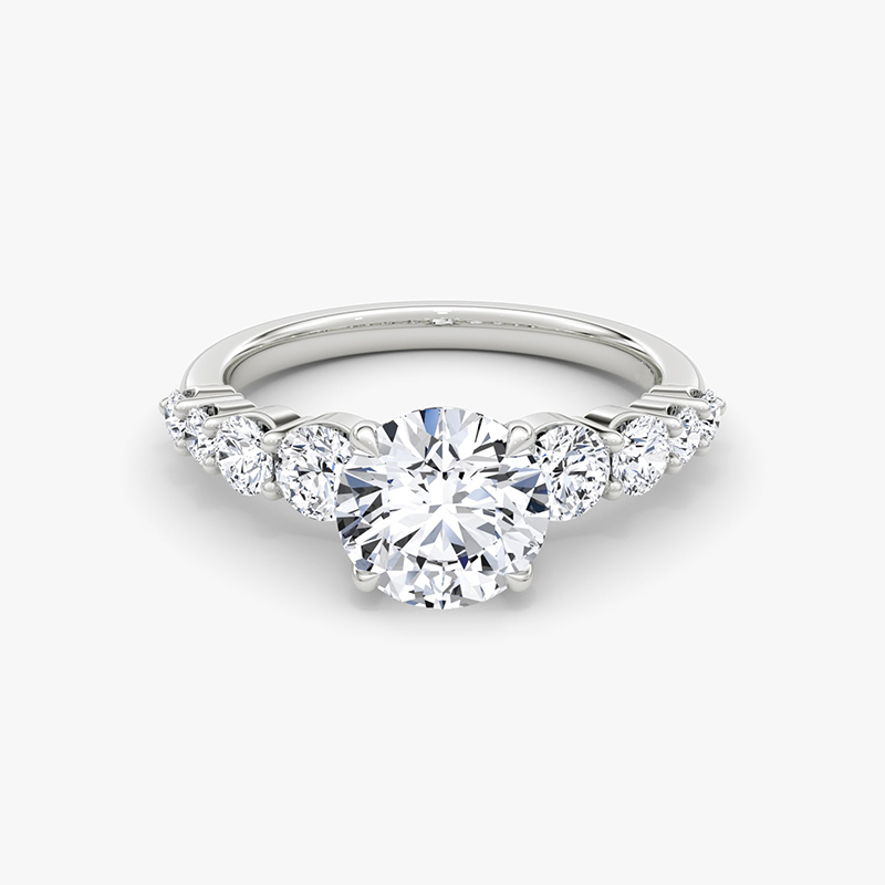 Skuno Moissanite Engagement Ring-VOOGME