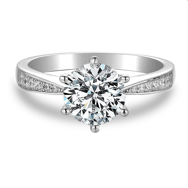 Attente Vintage Moissanite Engagement Ring-VOOGME