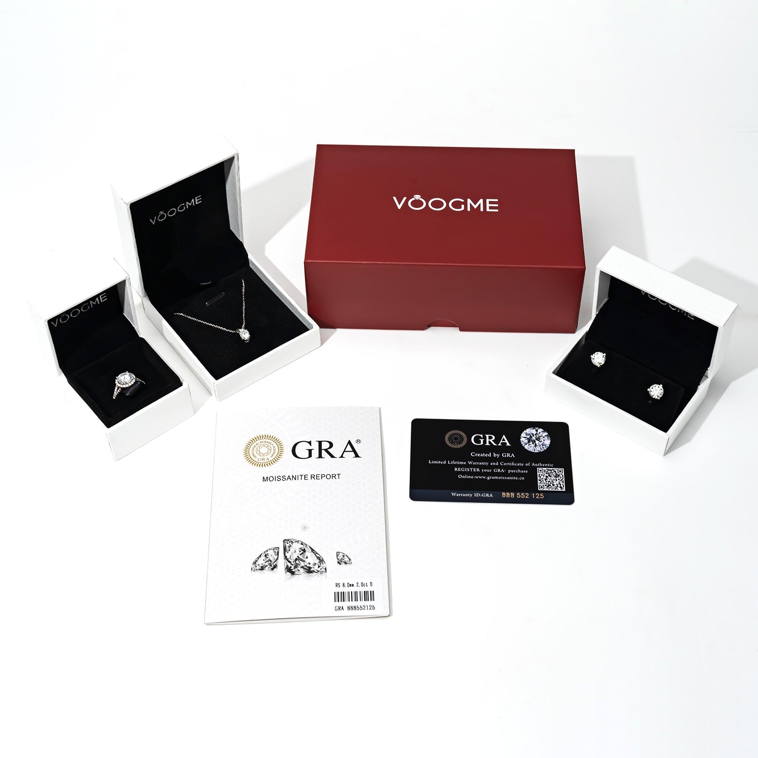 Bright Star Moissanite Engagement Ring-VOOGME