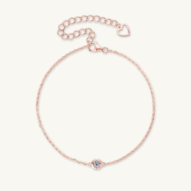 Flying Saucer Moissanite Bracelet