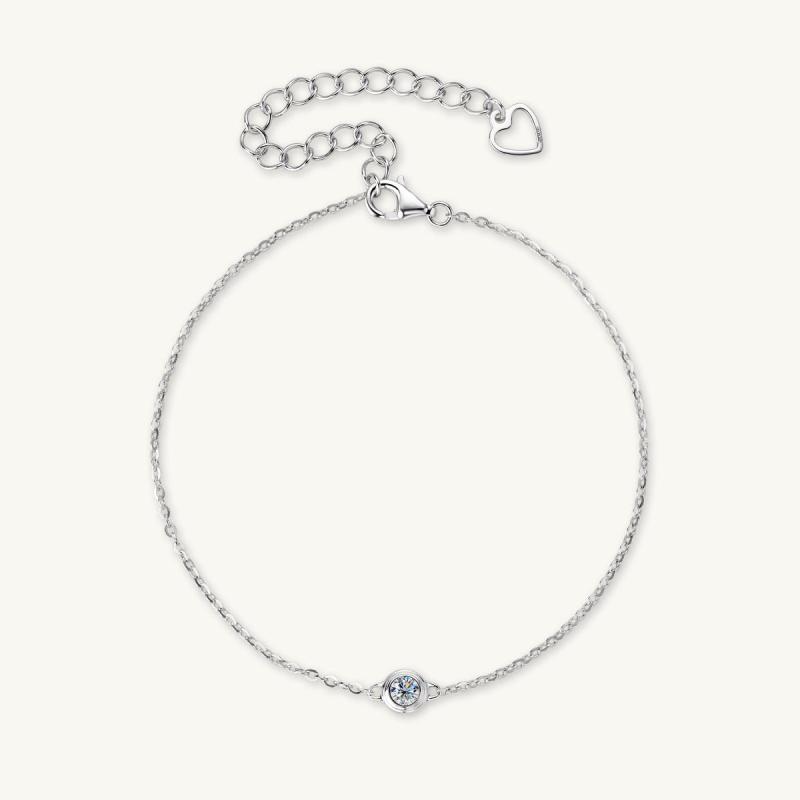 Flying Saucer Moissanite Bracelet