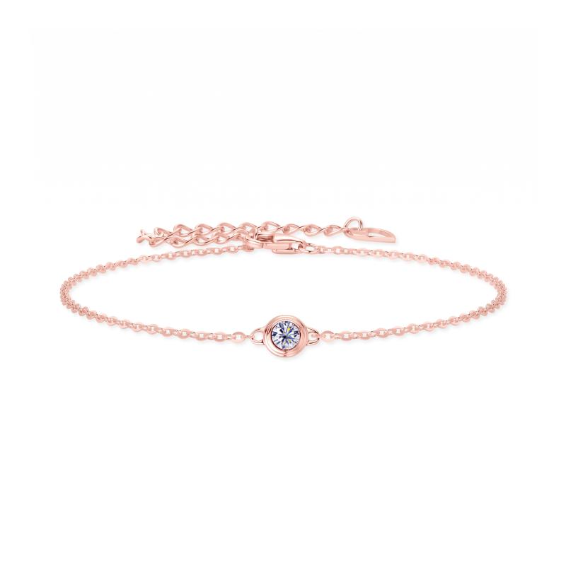 Flying Saucer Moissanite Bracelet