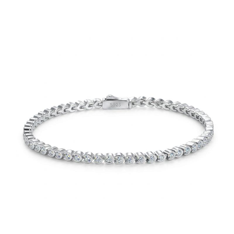 Wired Bubble Moissanite Bracelet