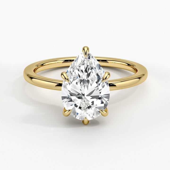 Secret Aura Moissanite Engagement Ring-VOOGME