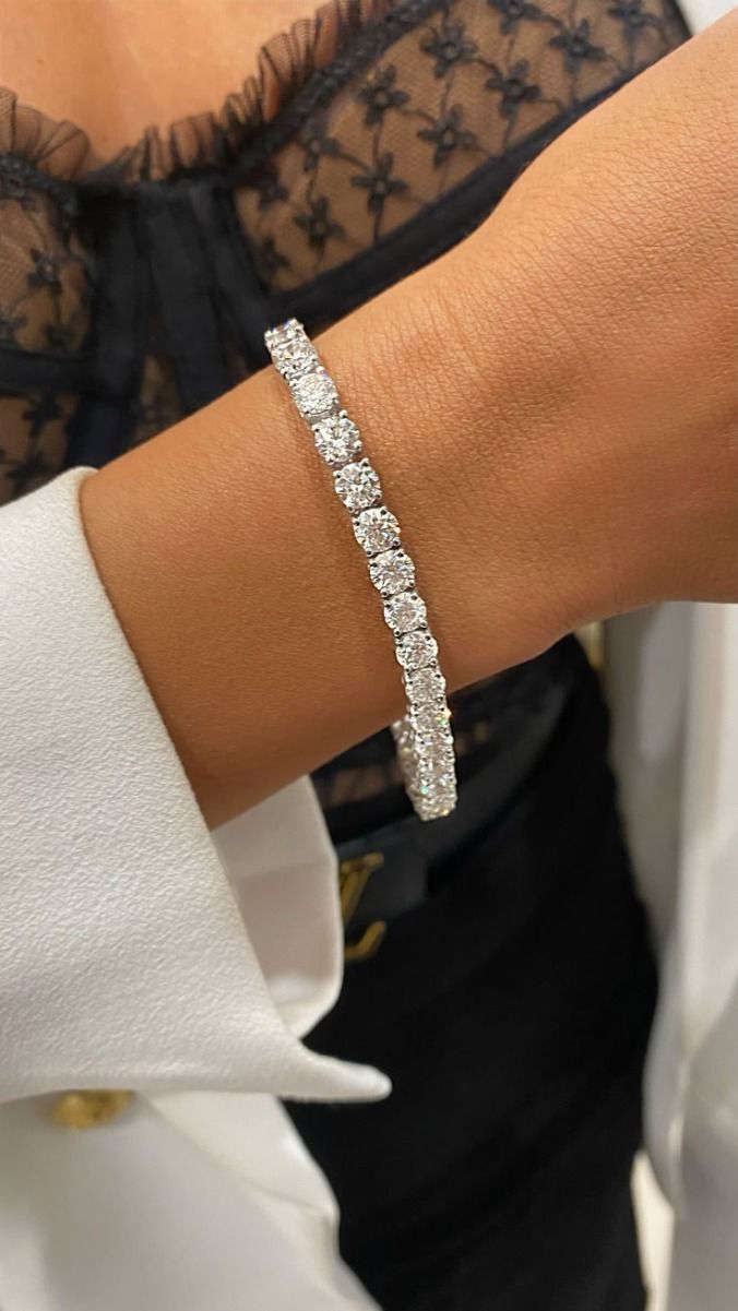 Moissanite Tennis Bracelet