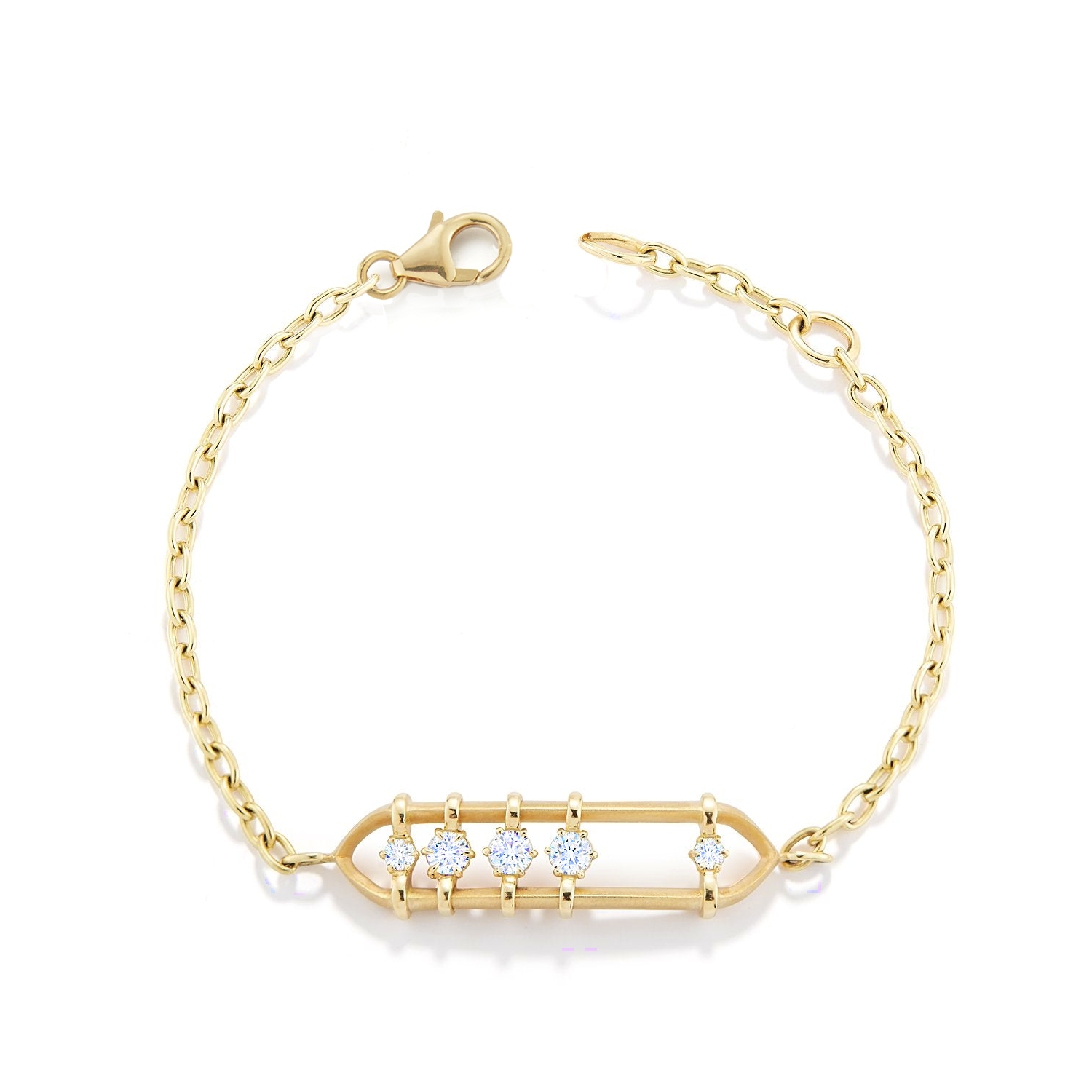 Slidable Moissanite Bracelet-VOOGME