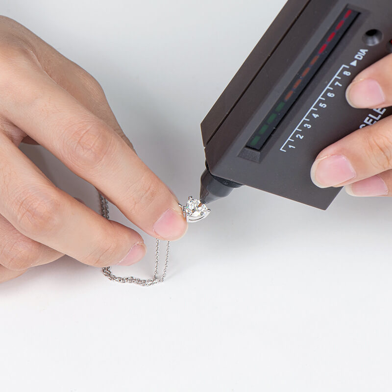 The Only One Heart Shape Moissanite Pendant 1.0 ct-VOOGME