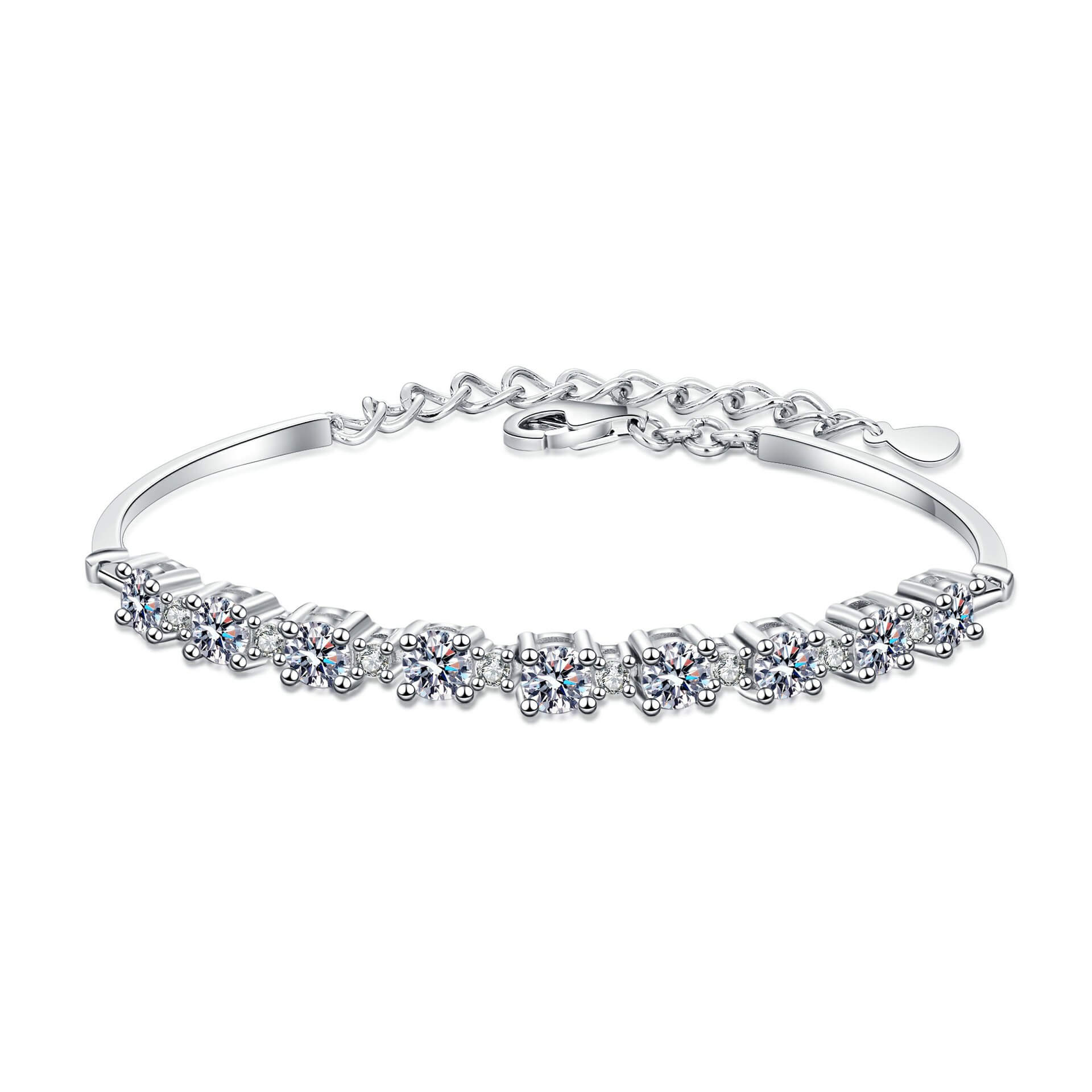 Fancy Moissanite Bracelet (2.7 ct.tw.)-VOOGME