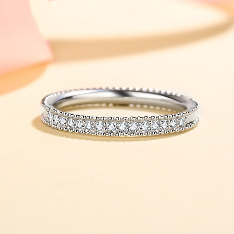 Moissanite Wedding Ring(0.15 ct.tw.)-VOOGME