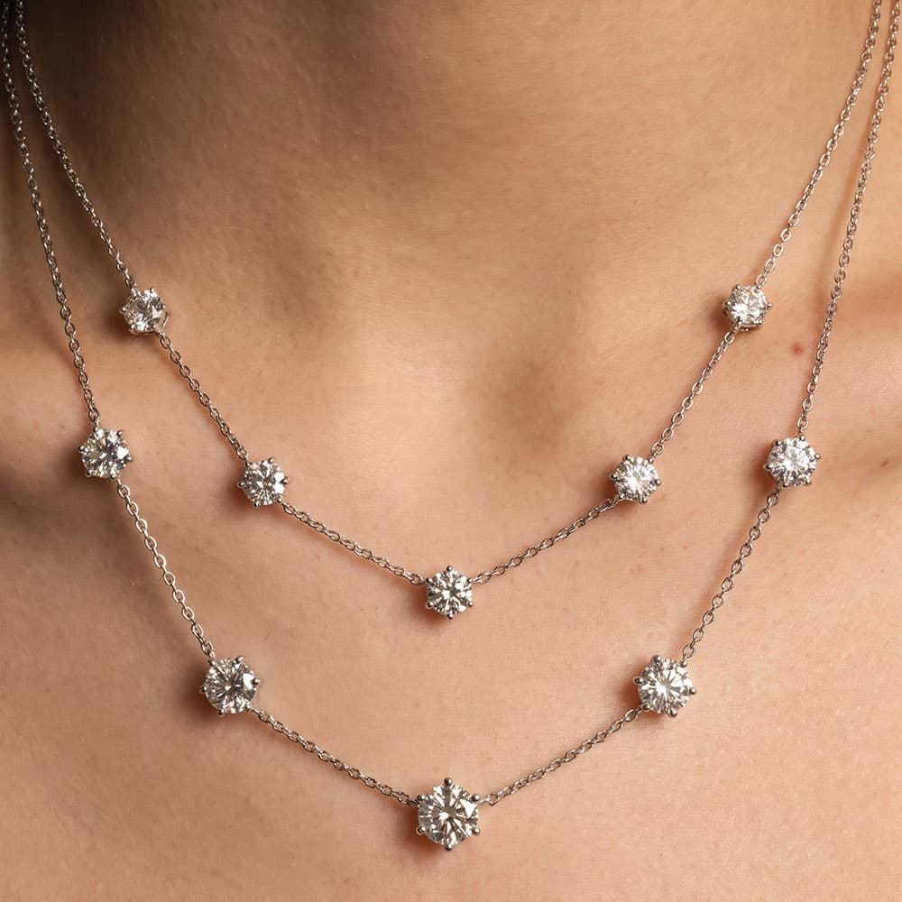 Cinq Reglages Moissanite Necklace