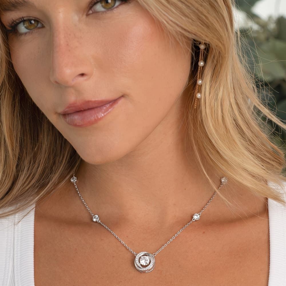 Beating Heart Moissanite Necklace