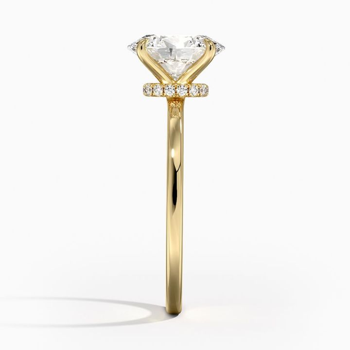 Secret Aura Moissanite Engagement Ring-VOOGME