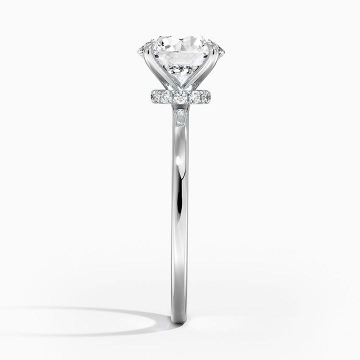 Secret Aura Moissanite Engagement Ring-VOOGME