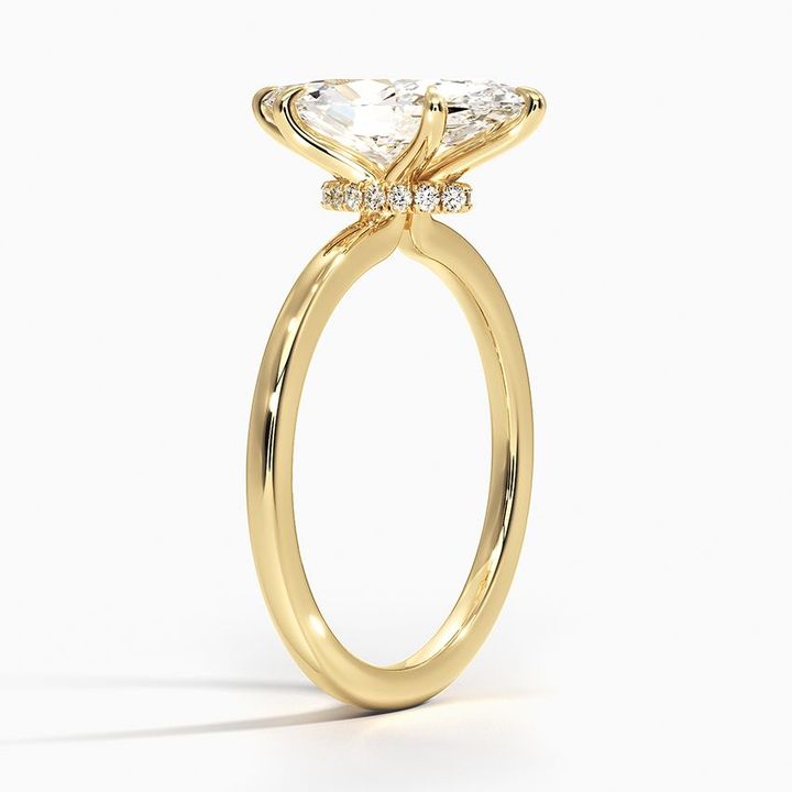 Secret Aura Moissanite Engagement Ring-VOOGME