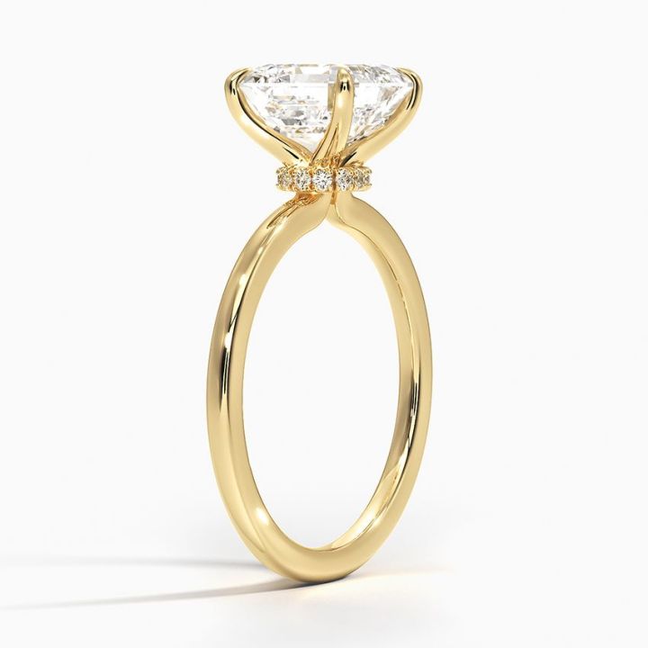 Secret Aura Moissanite Engagement Ring-VOOGME