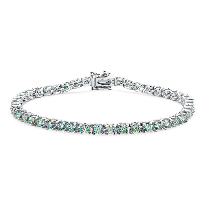 Colorful Moissanite Tennis Bracelet (4.6 ct.tw.)-VOOGME