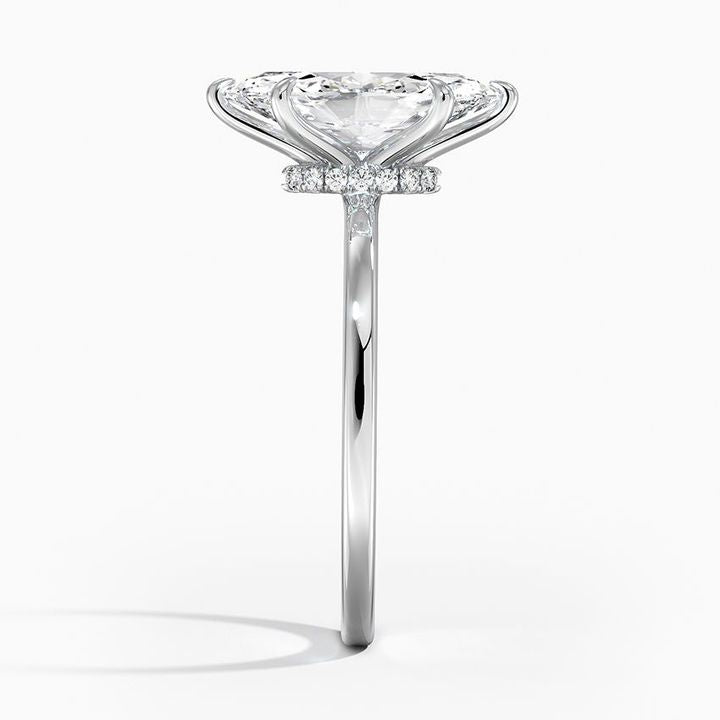 Secret Aura Moissanite Engagement Ring-VOOGME