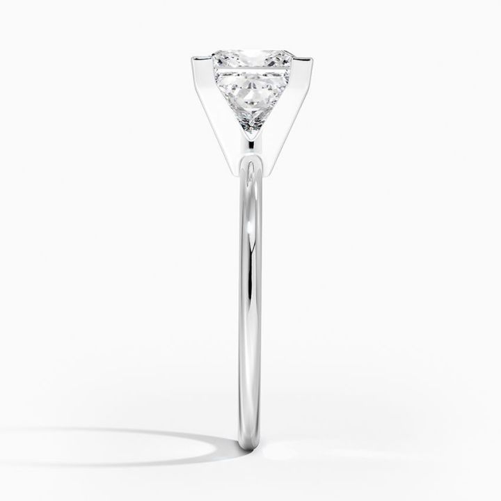 Classic Solitaire Moissanite Engagement Ring-VOOGME