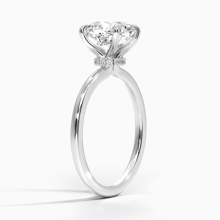Secret Aura Moissanite Engagement Ring-VOOGME