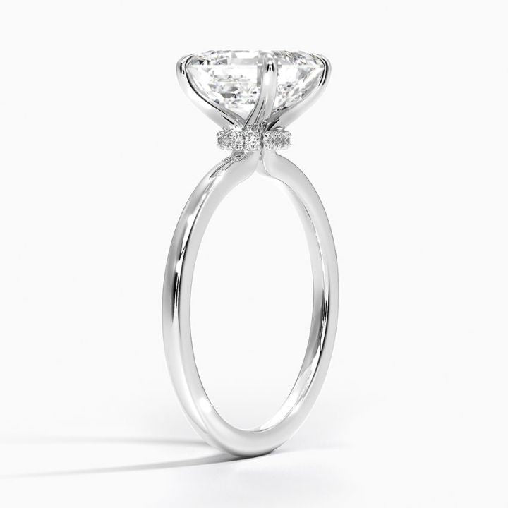 Secret Aura Moissanite Engagement Ring-VOOGME