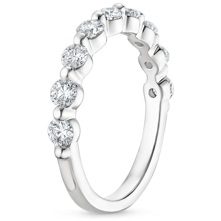 Lsimm Marseille Moissanite Wedding Band-VOOGME