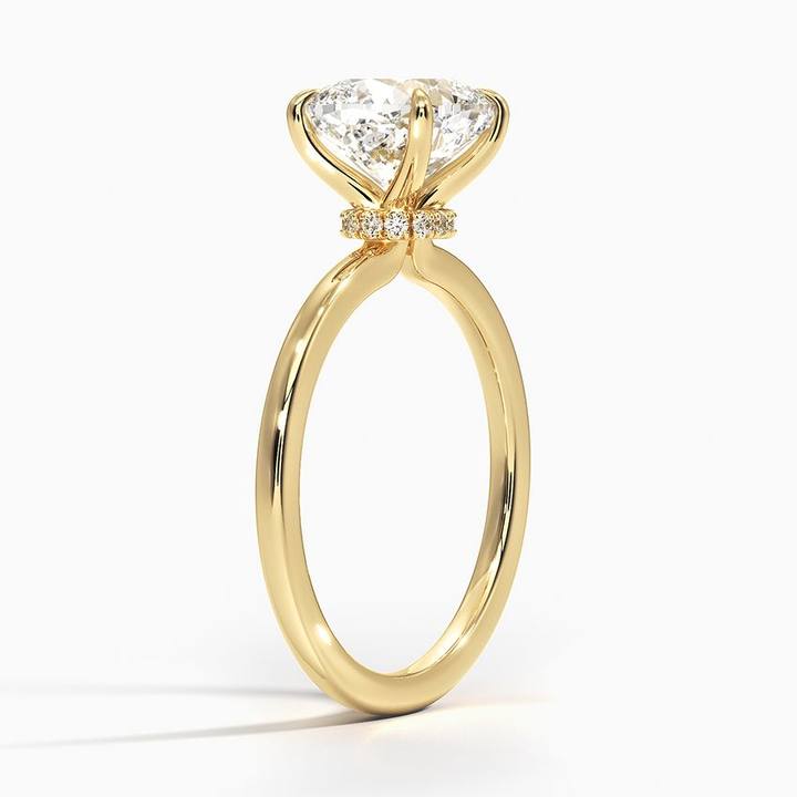Secret Aura Moissanite Engagement Ring-VOOGME