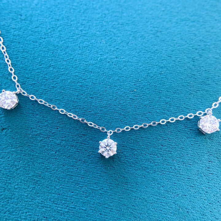 Cinq Reglages Moissanite Necklace-VOOGME