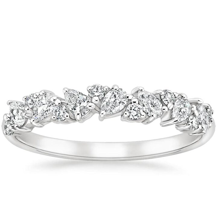 Olivetta Eternity Moissanite Wedding Band-VOOGME