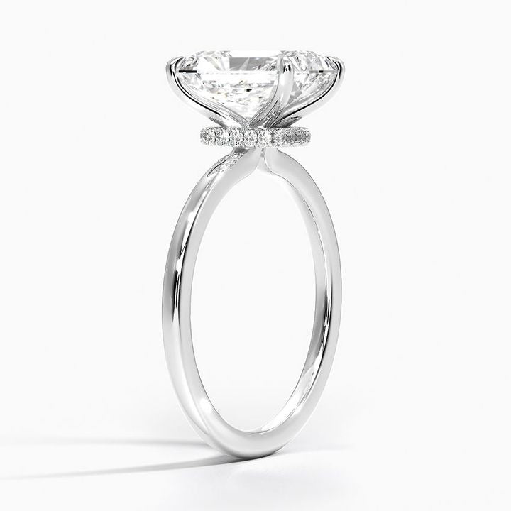 Secret Aura Moissanite Engagement Ring-VOOGME