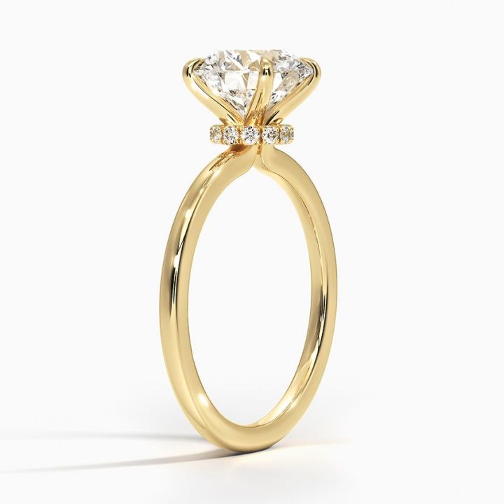 Secret Aura Moissanite Engagement Ring-VOOGME