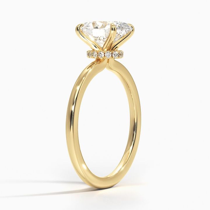 Secret Aura Moissanite Engagement Ring-VOOGME