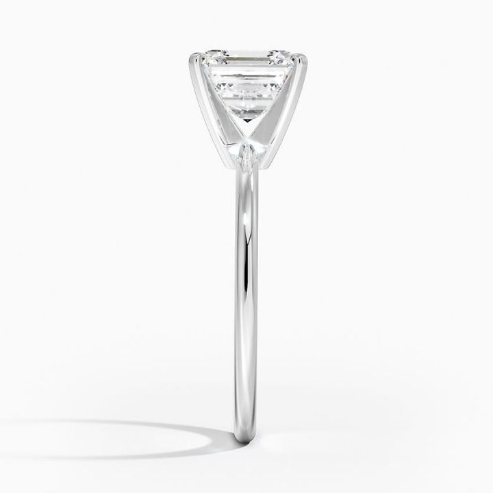 Classic Solitaire Moissanite Engagement Ring-VOOGME