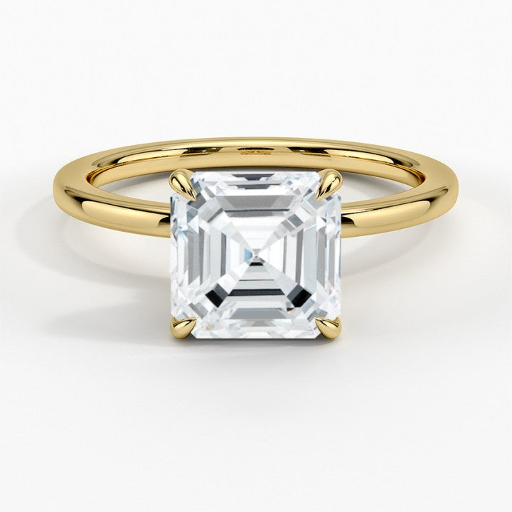 Secret Aura Moissanite Engagement Ring-VOOGME