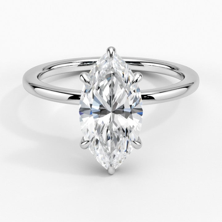 Secret Aura Moissanite Engagement Ring-VOOGME