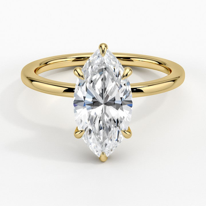 Secret Aura Moissanite Engagement Ring-VOOGME
