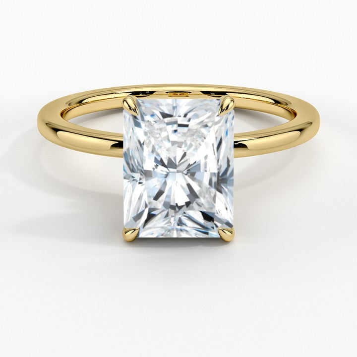 Secret Aura Moissanite Engagement Ring-VOOGME