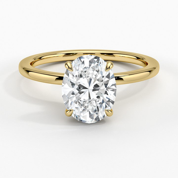 Secret Aura Moissanite Engagement Ring-VOOGME