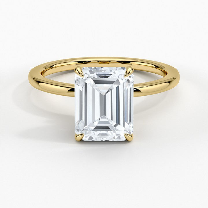 Secret Aura Moissanite Engagement Ring-VOOGME