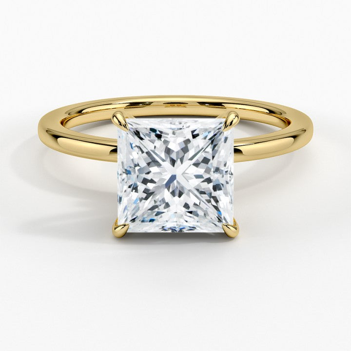 Secret Aura Moissanite Engagement Ring-VOOGME