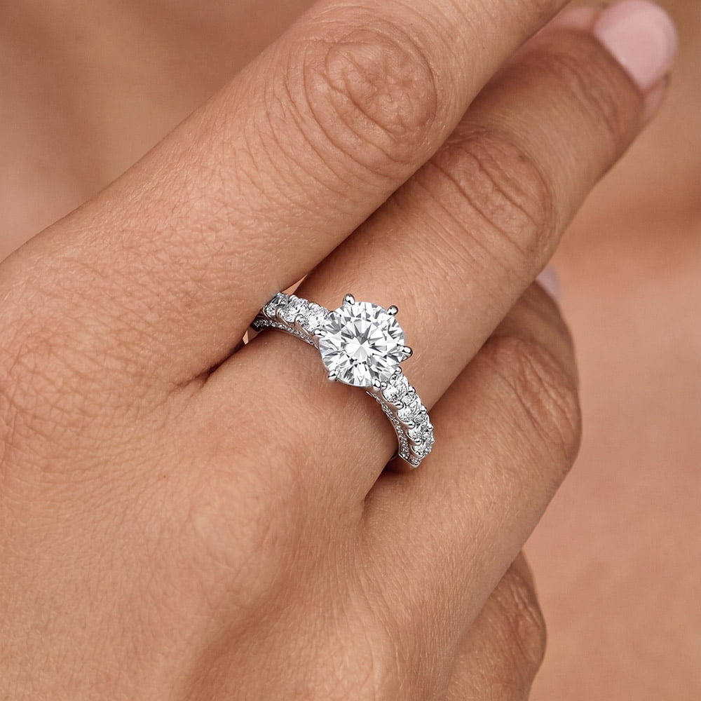 Bright Star Moissanite Ring