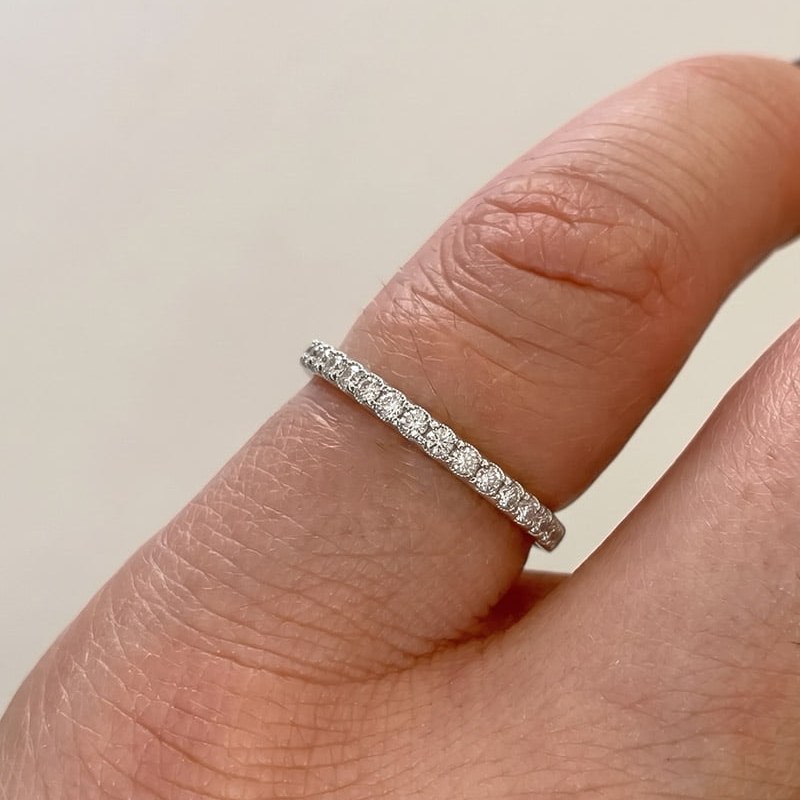 Nora Eternity Moissanite Band