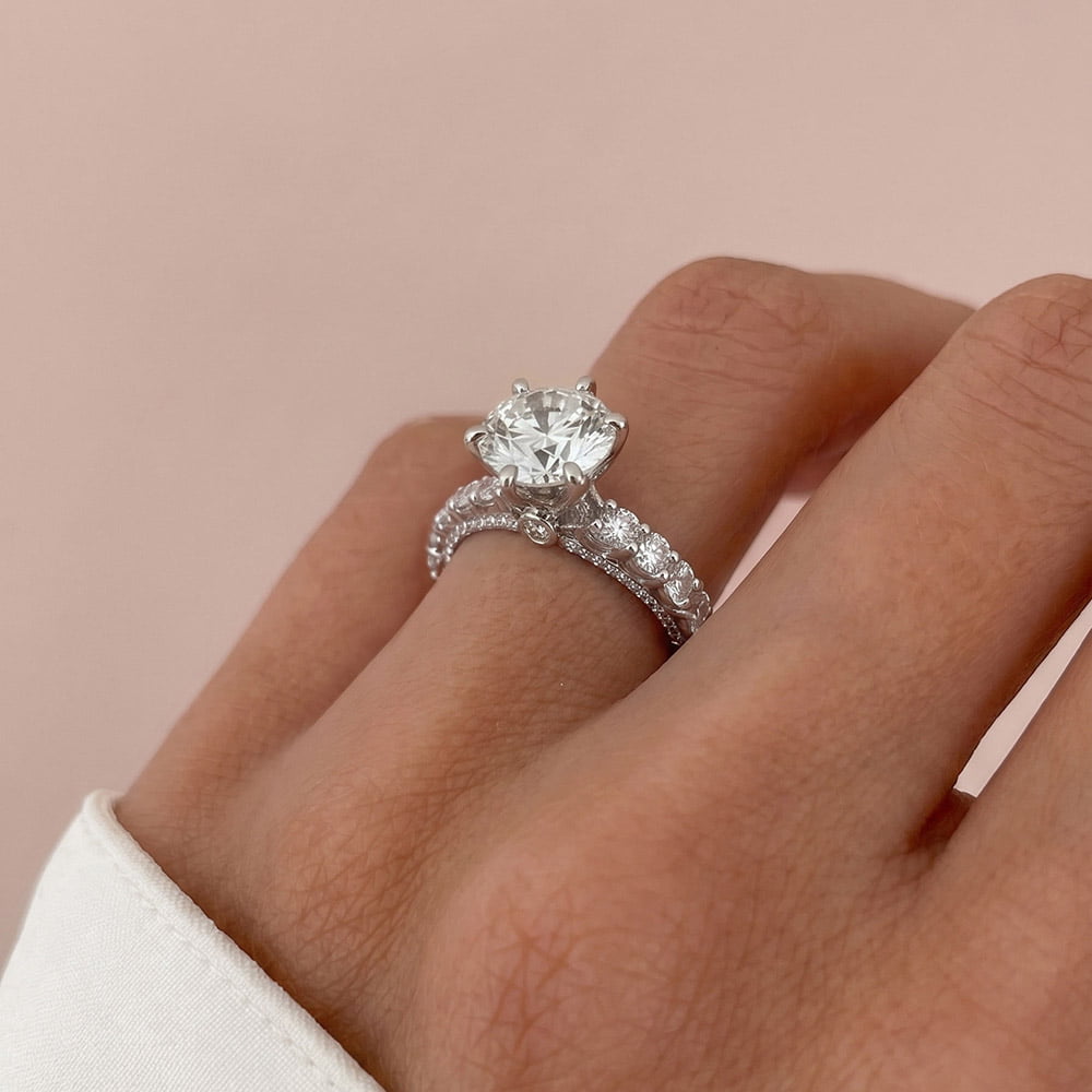 Bright Star Moissanite Ring