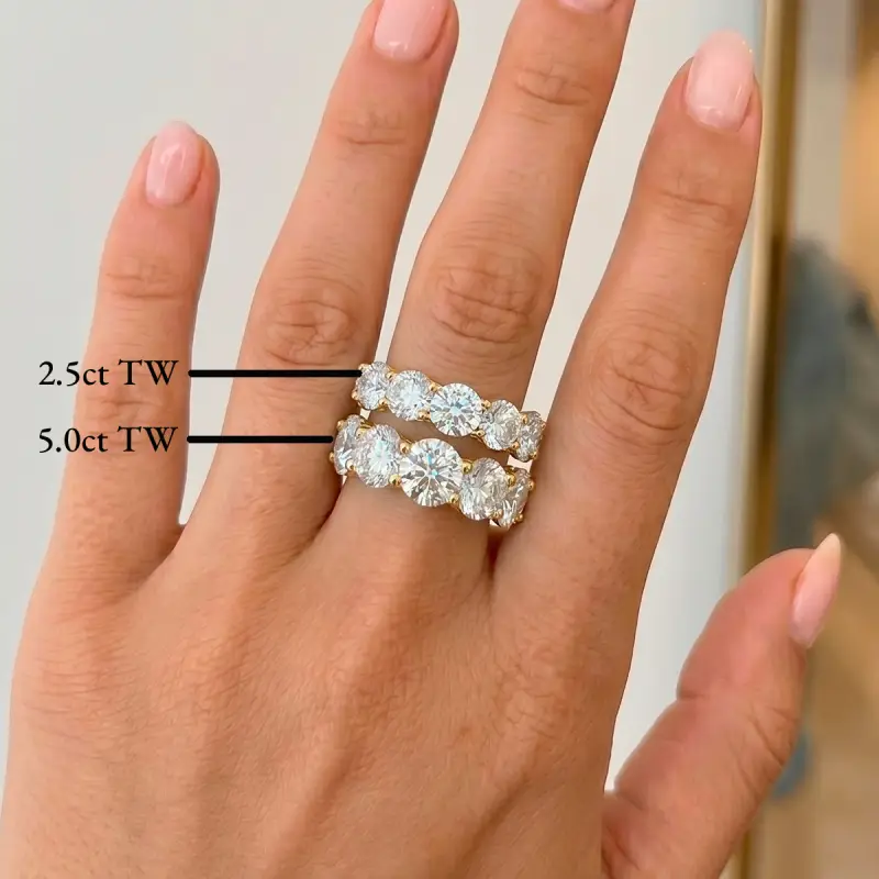 Camille Luxury Five-Stone Moissanite Ring