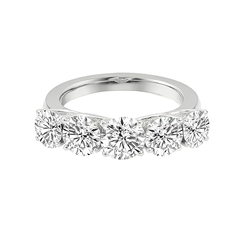 Camille Luxury Five-Stone Moissanite Ring